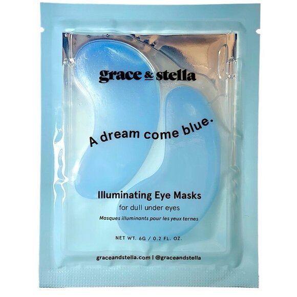 ➡️ 2/$25 ⬅️ Grace & Stella—Blue 💎Illuminating💎 Eye Masks—6 Pairs *New* - Picture 10 of 10
